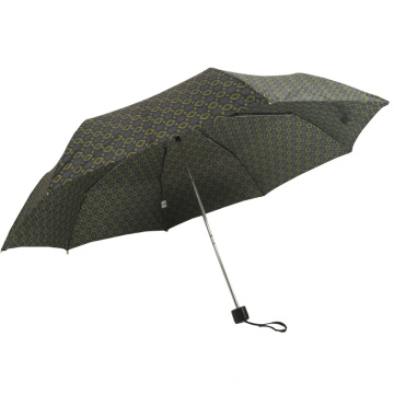 Chine Fournisseur pas cher parapluie pliant avec motif de fleur Parasol corporel complet pour la pluie